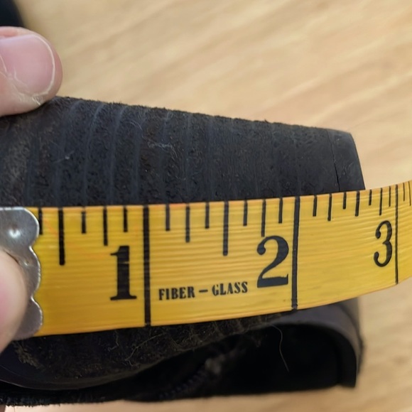 Sam Edelman Distress Black Suede Heeled Booties, Size 8 - Picture 16 of 16